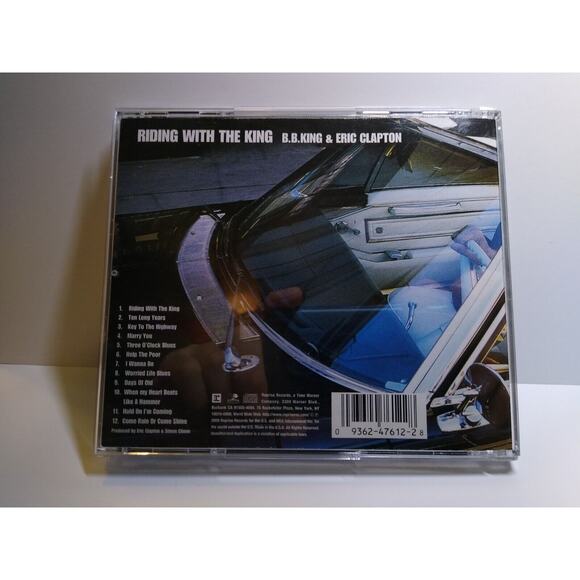 B.B. King & Eric Clapton ‎Riding With The King CD Album Rock Blues 2000 Reprise - Picture 3 of 3